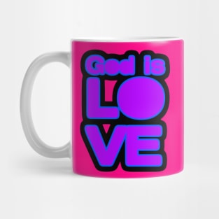 God is Love Purple Mug